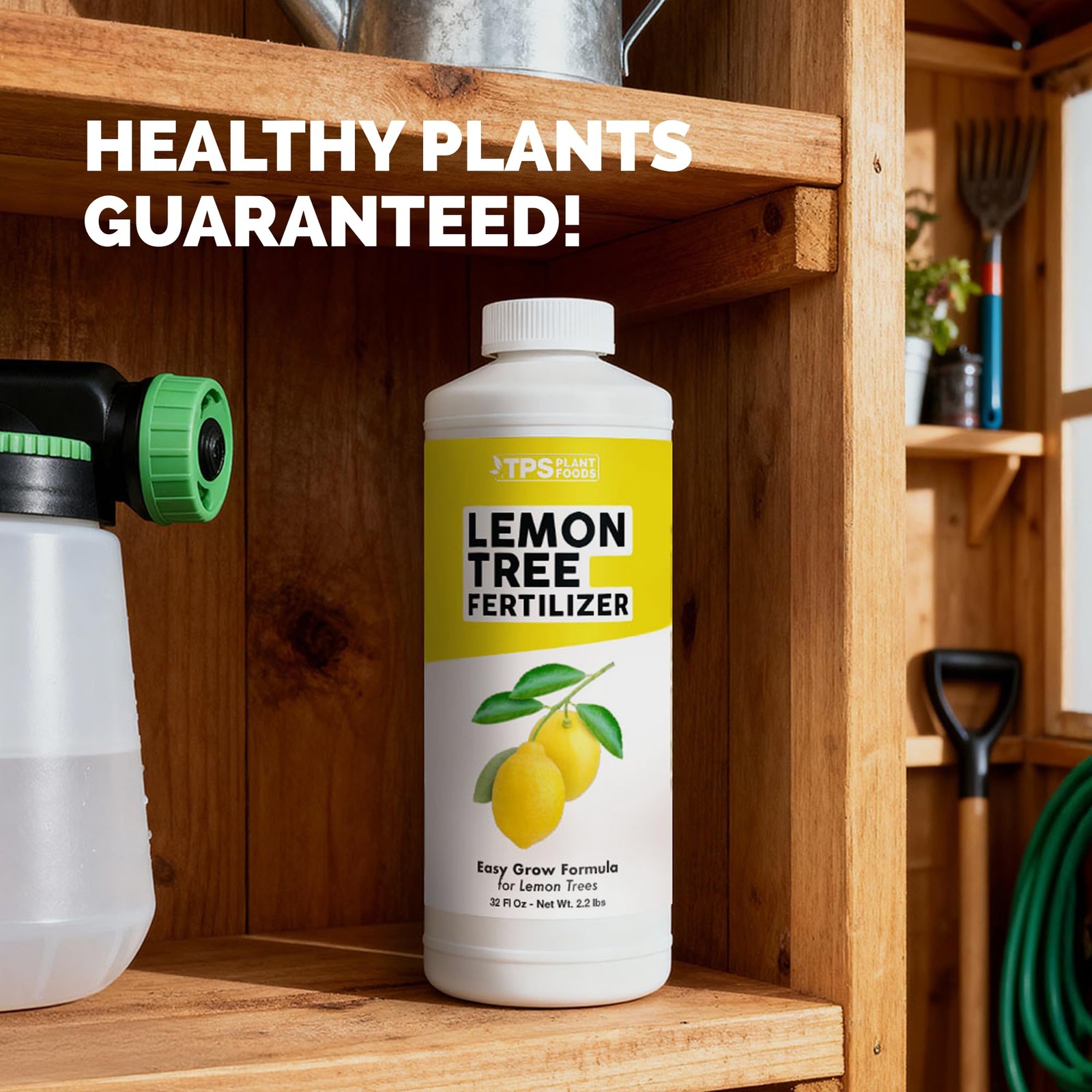 Lemon Tree Fertilizer – Liquid Plant Food for More Fruit, 8 oz (1/2 Pint)