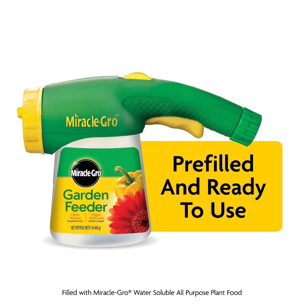 Garden Sprayer Feeder with Plant Food Refillable Bottle Pressure Pump Sprayer