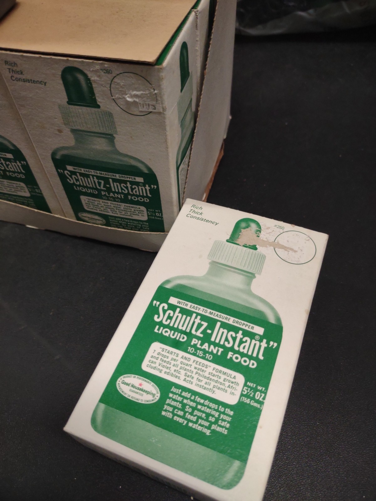 1980s Vintage Schultz-Instant Liquid Plant Food, Unopened Box