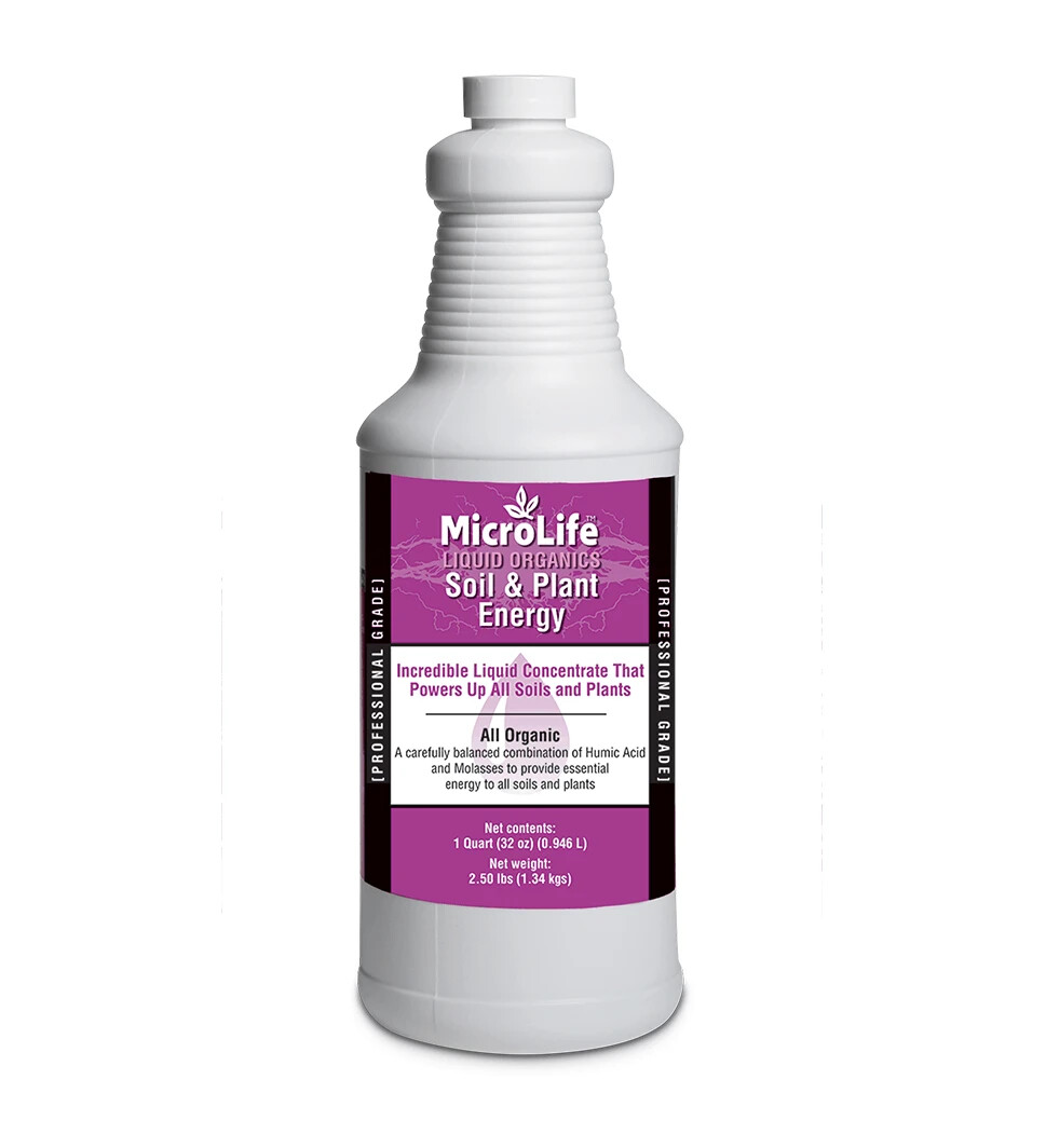 MicroLife Soil & Plant Energy, All Organic Liquid Concentrate, 1 quart bottle