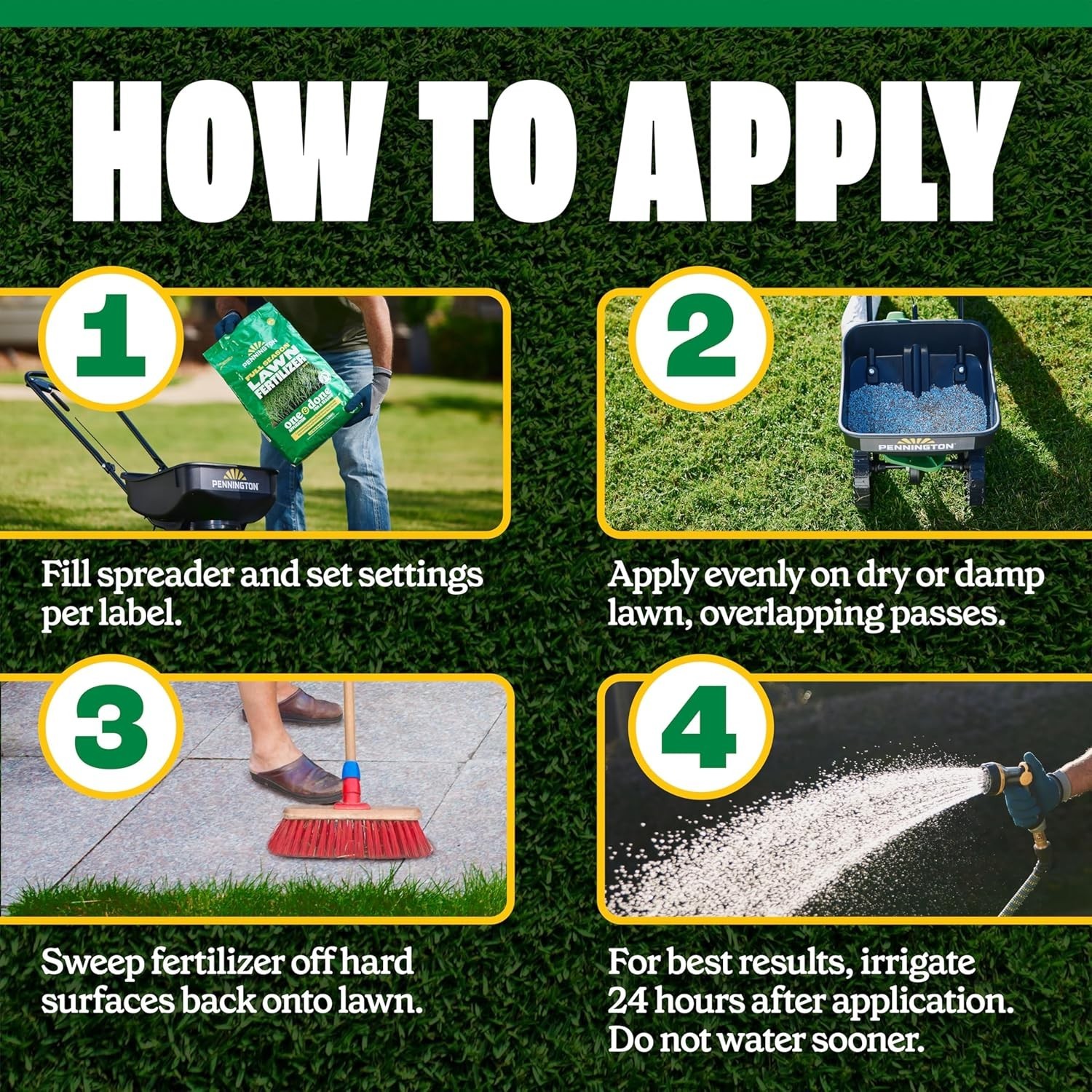 Full Season Lawn Fertilizer 4M 32-0-5 RF, 11.2 LB