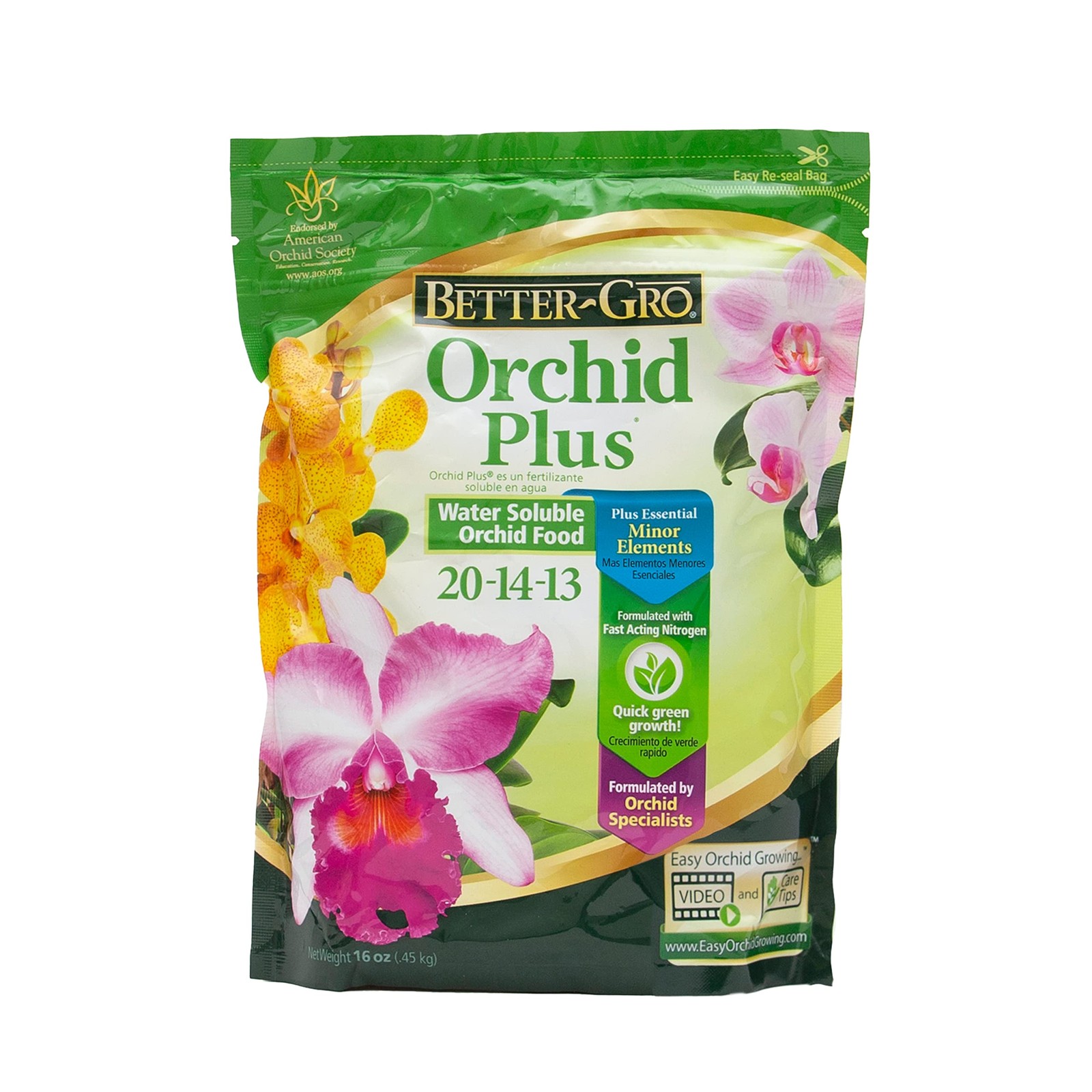 Better-gro Orchid Plus 20-14-13 – Urea-free Orchid Fertilizer For Vigo
