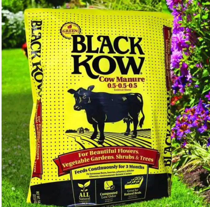 Black Kow Composted Cow Manure 1 Cu Ft Organic Soil Amendment Garden Compost