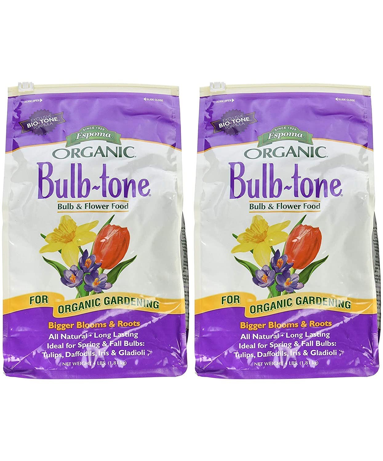 Espoma BT4 4-Pound Bulb-Tone 3-5-3 Plant Food (Тwo Рack)
