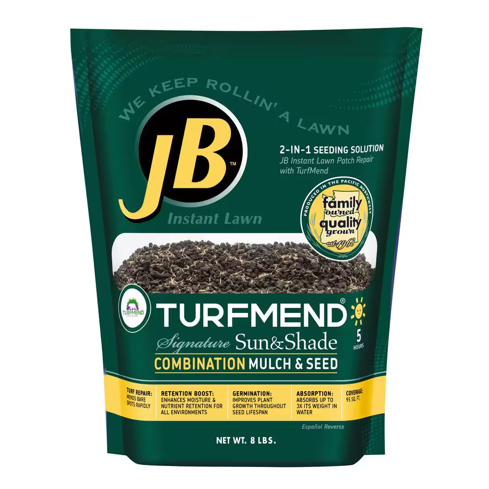 8 Lbs. JB Signature Sun and Shade with Turfmend (Rye/Fine Fescues)