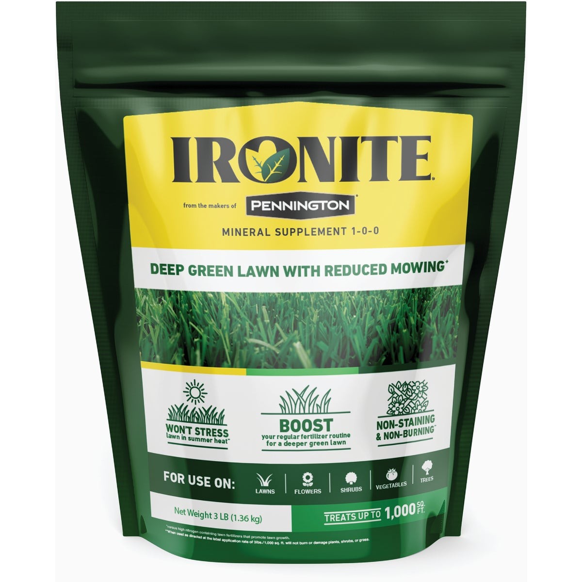 Ironite 3 Lb. 1000 Sq. Ft. Coverage Soluble Iron 100544882 Ironite 100544882