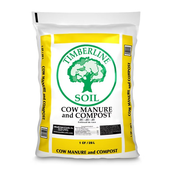Timberline Cow Manure & Compost Soil, 40lb.