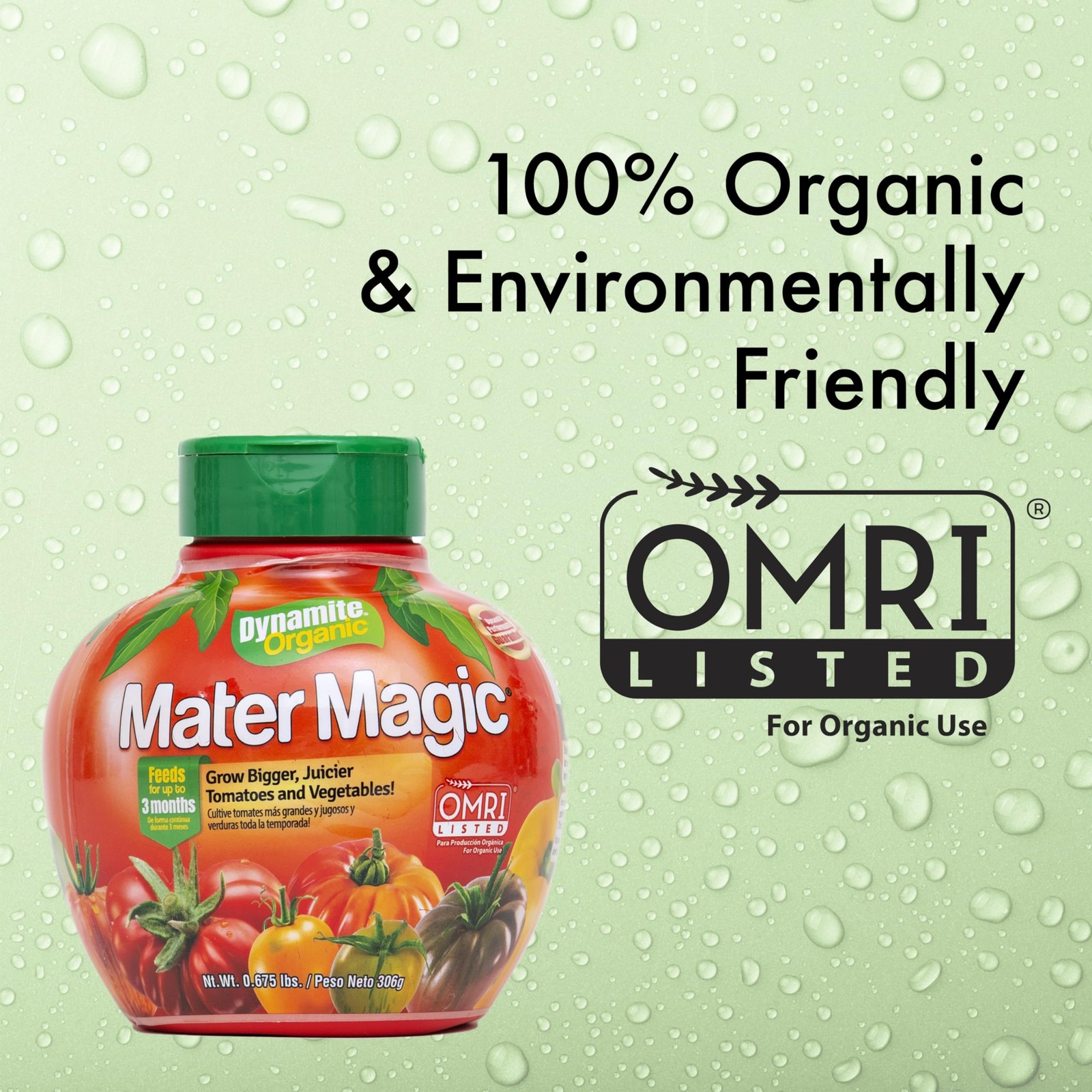 Mater Magic – Organic Tomato Fertilizer for Bigger, Juicier Tomatoes and Vegetab