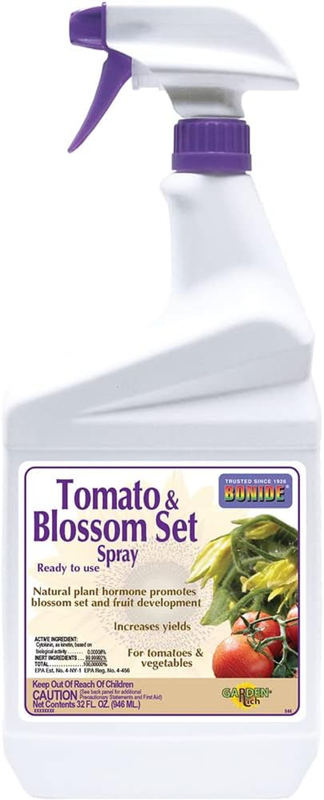 Bonide Tomato & Blossom Spray Set, 32 Oz Ready-To-Use, Increases Harvest of Frui