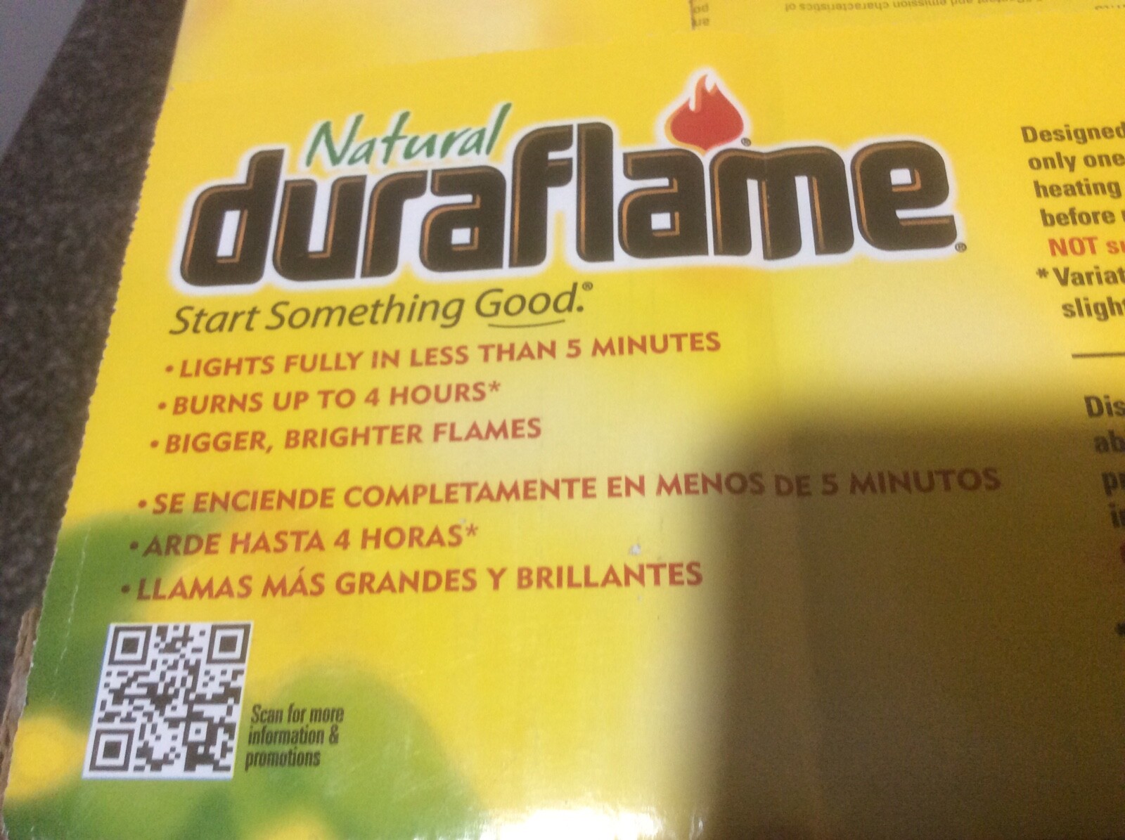 Natural Duraflame Fire Logs 6 Lb – Case of 6 Burns for 4 Hours