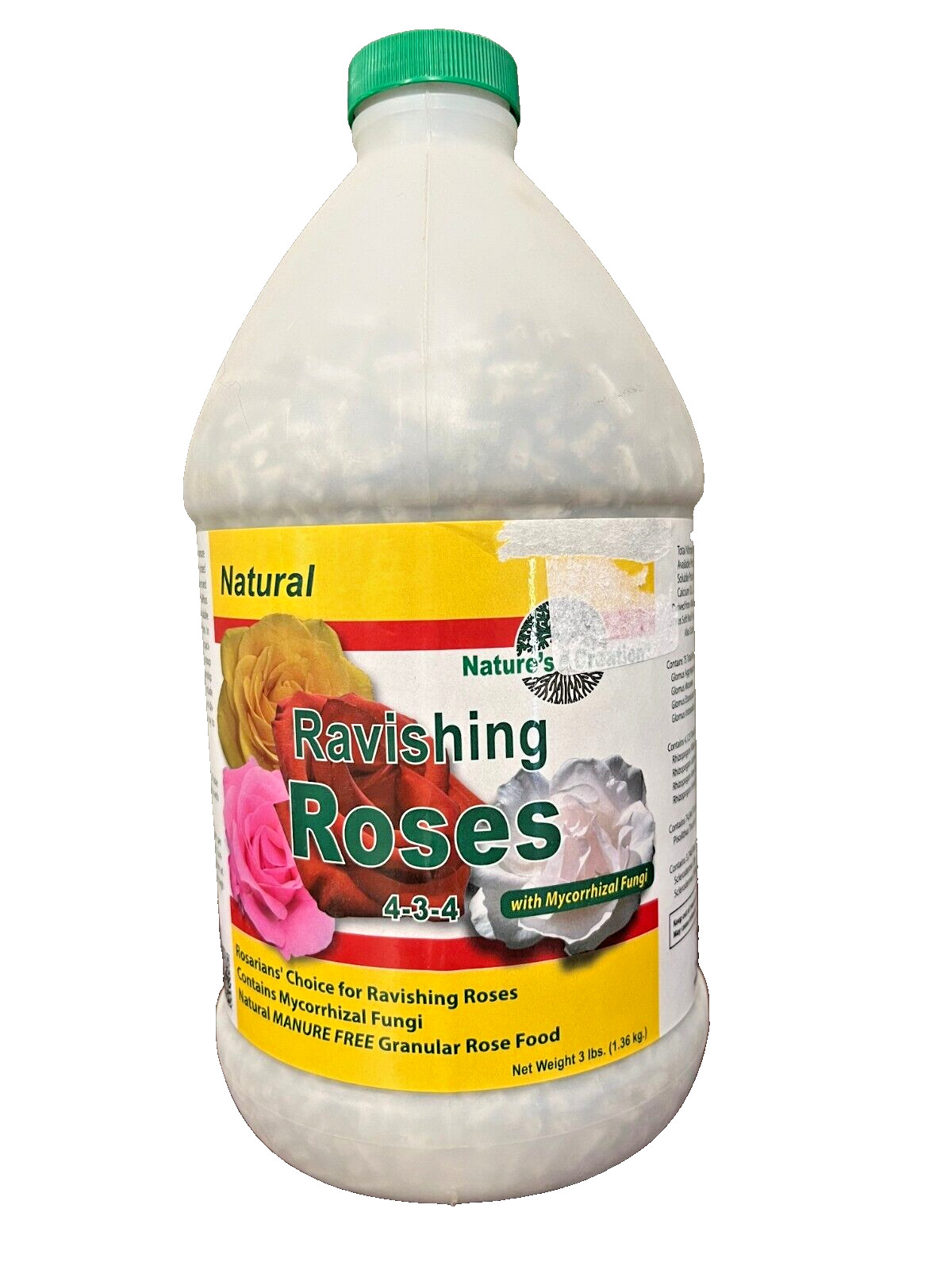 Nature’s Creation Ravishing Roses 4-3-4 Fertilizer 3 lbs