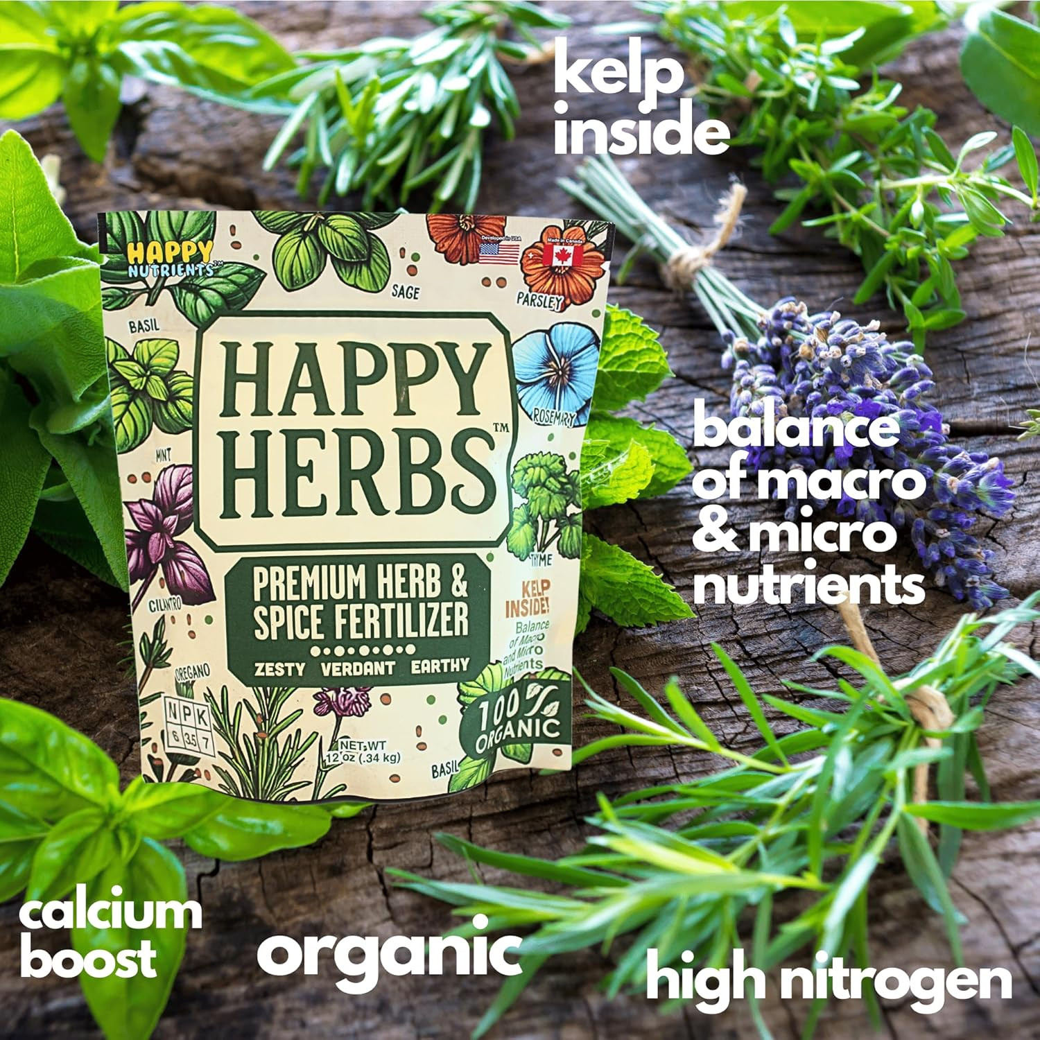 Fertilizer for Herbs Happy Herb Organic Fertilizer by Happy Nutrients – Plant Fo