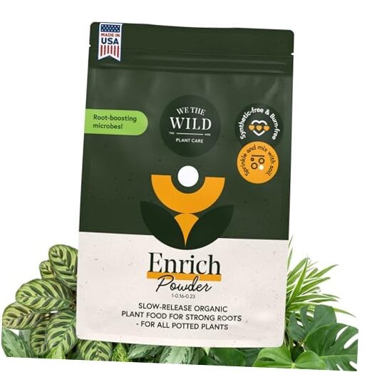 We the Wild Enrich Powder- Organic Slow Release Plant Food, Good for All