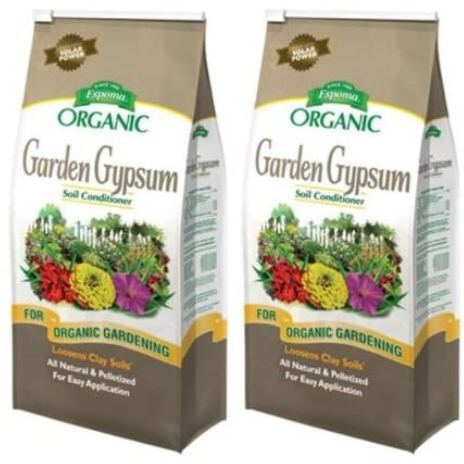 Espoma GG6 Garden Gypsum Plant Fertilizer, 6-Pounds (Pack of 2)