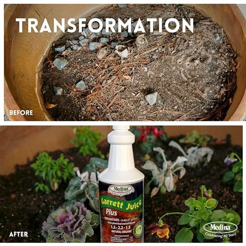 Liquid Fertilizer 1 Quart Seaweed Fish Hydrolysate Foliar Spray Soil Drench