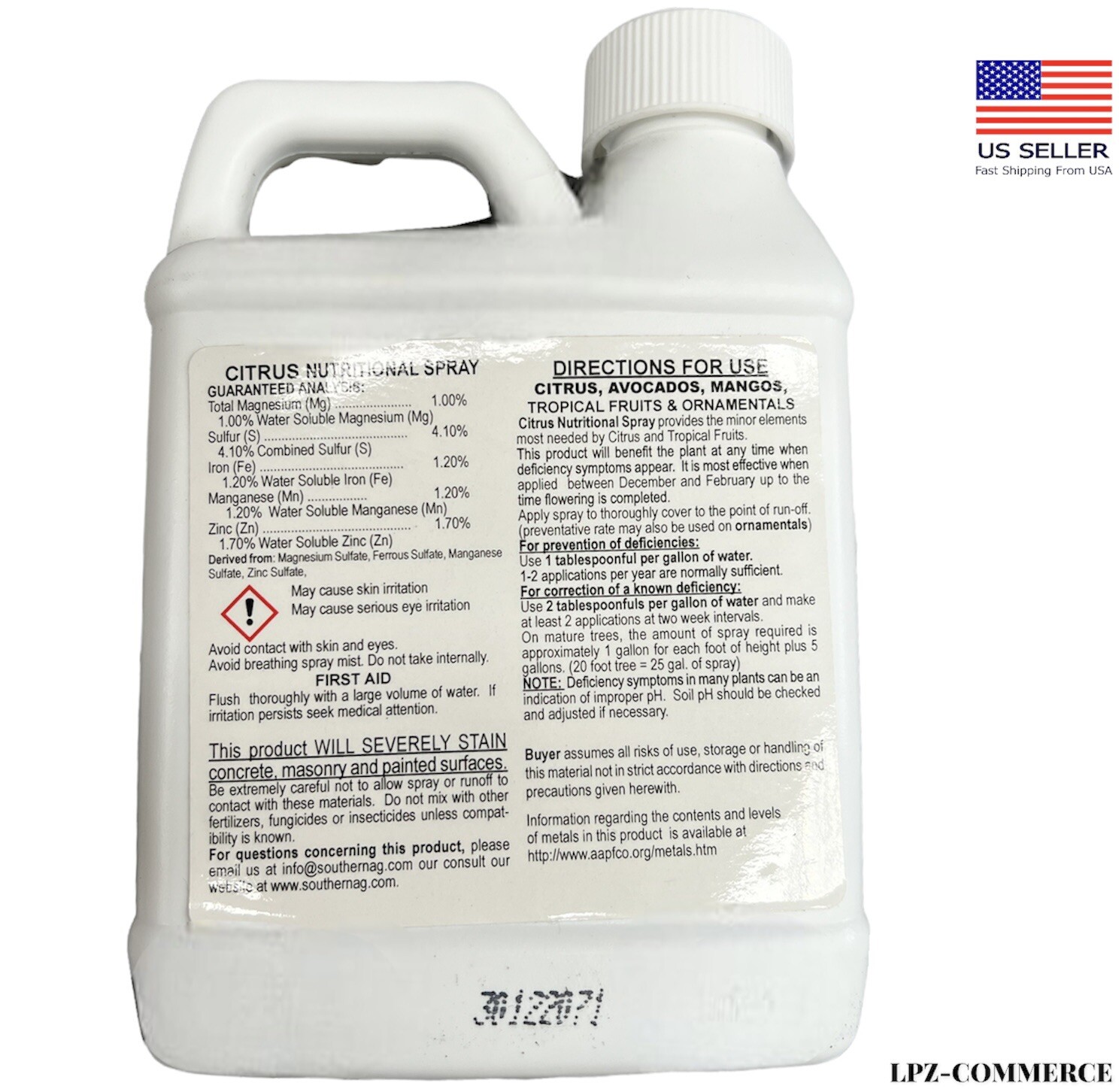 Southern Ag – 01902 – Citrus Nutritional Spray – 16oz