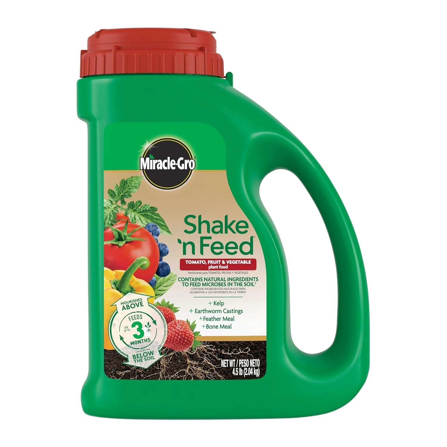 Vegetable Garden Fertilizer with Calcium for In-Ground and Container Plants