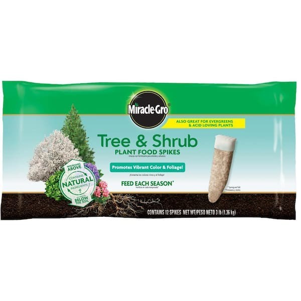 Tree and Shrub Plant Food Spikes 3 Lb. for Deciduous, Flowering and Evergreen Tr