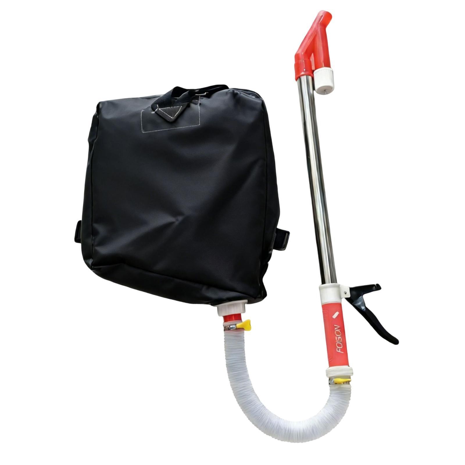 Portable Manual Fertilizer Applicator Stainless Steel Handle Backpack Garden