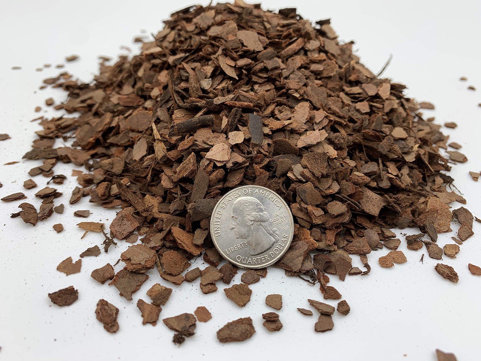 Pine Bark Nugget Fines 2qt | ¼” Size | Ideal for Bonsai, Succulents, Cactus