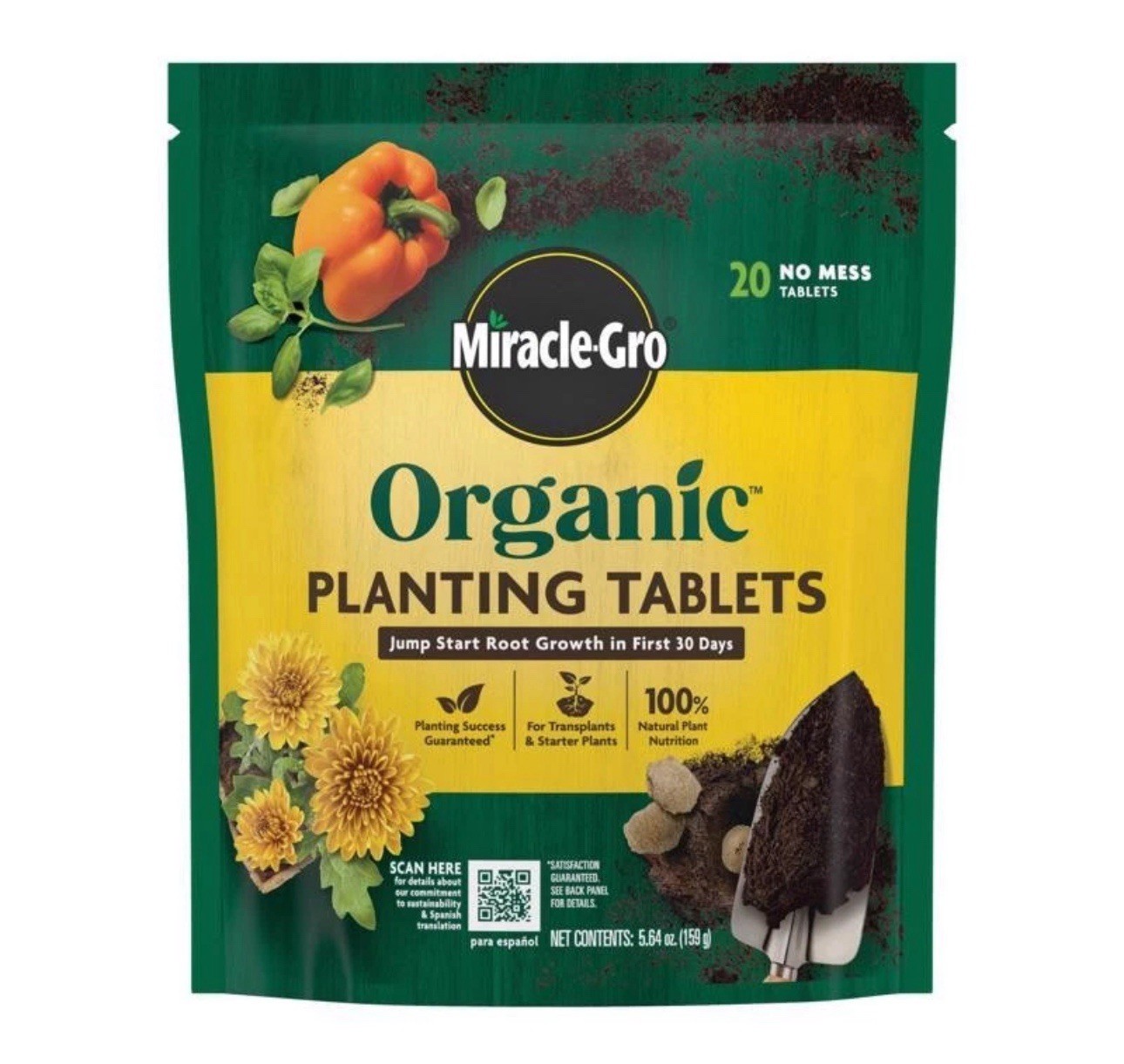Miracle-Gro Organic Tablets One Pack
