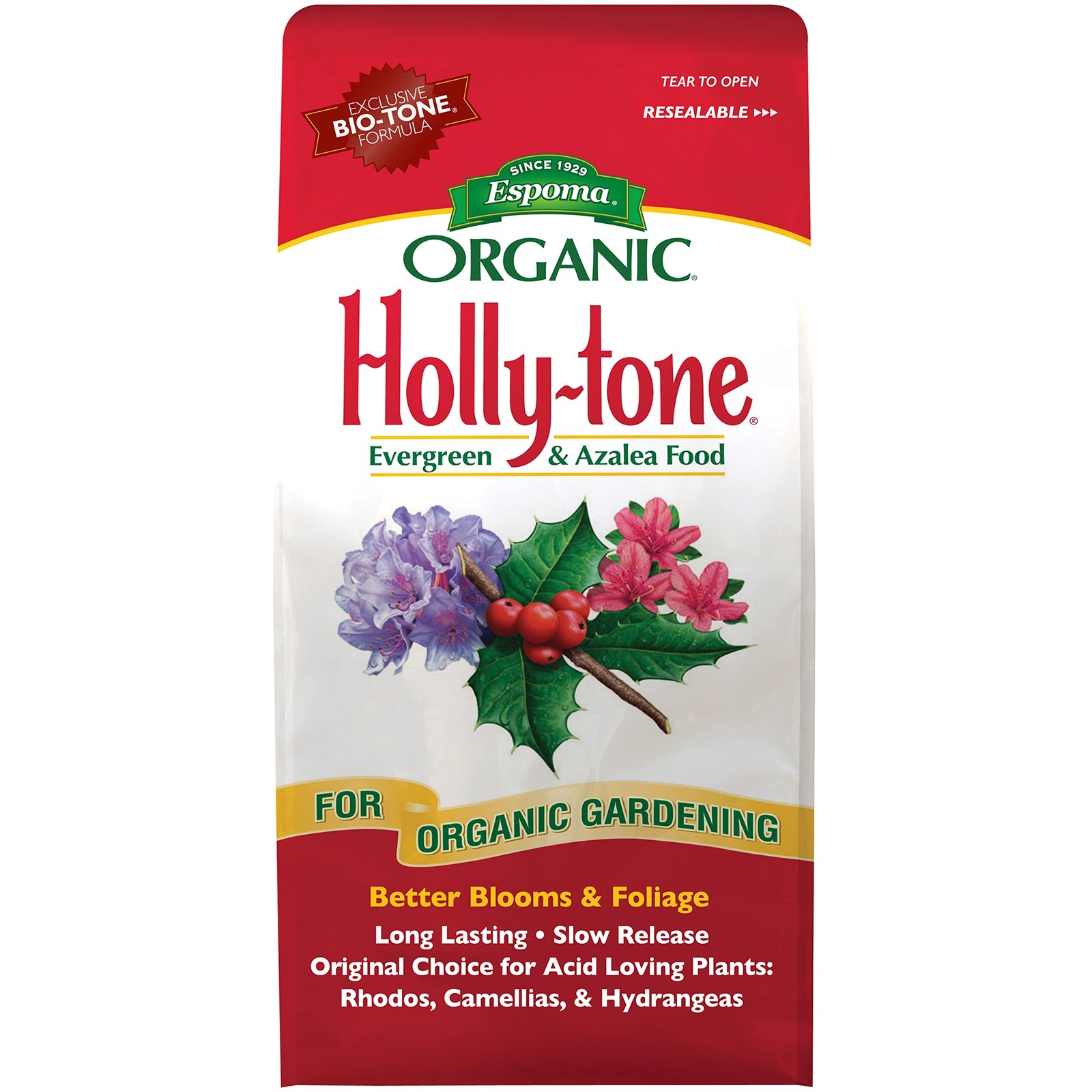 Espoma Organic Holly-Tone 4-3-4 Natural & Evergreen & Azalea Plant…