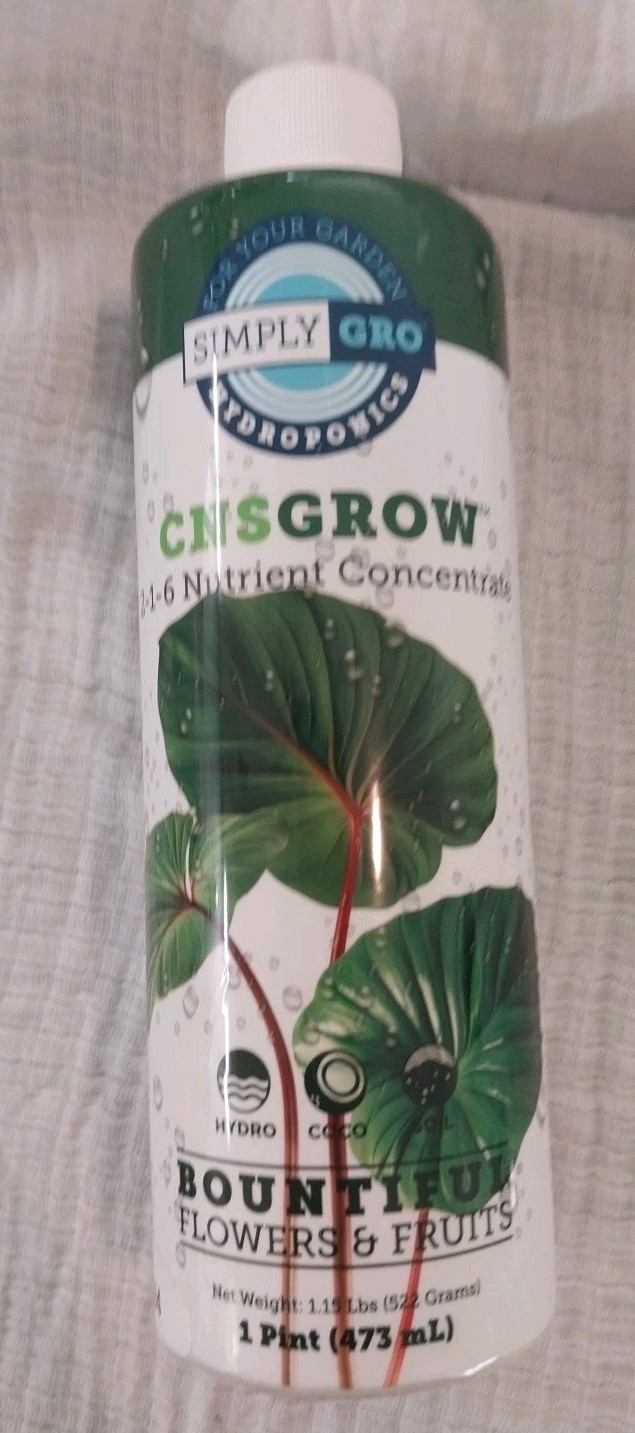 216 Nutrient Concentrate -SimplyGro Hydroponics for Soil, Coco, Hydro CNS GROW