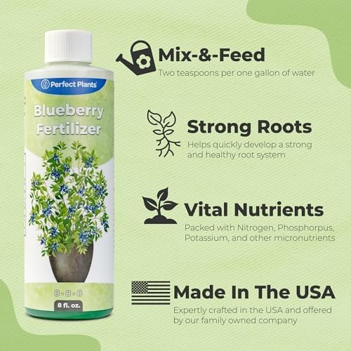 Liquid Blueberry Fertilizer by Perfect Plants | Berry Booster | Premium Ferti…