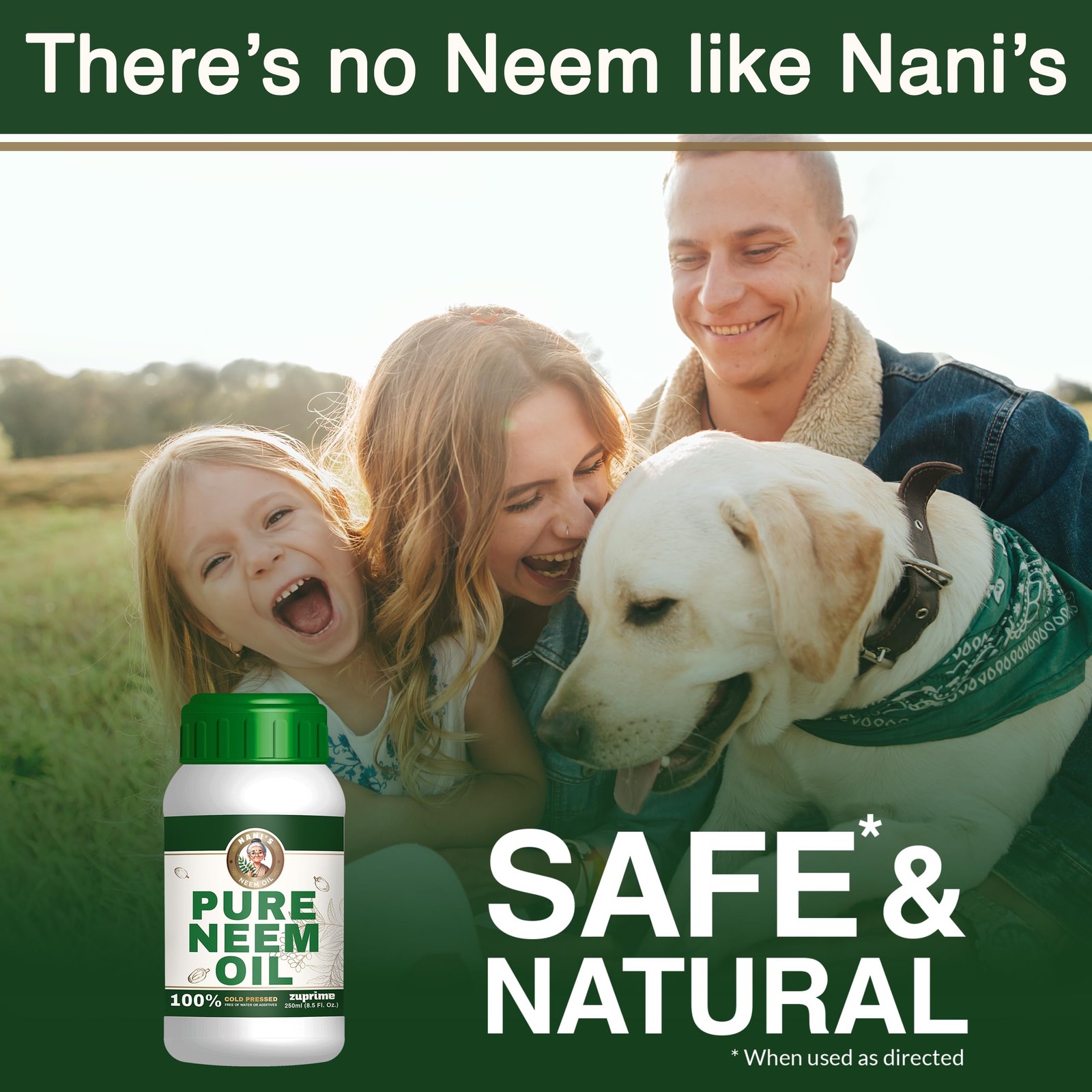 Nani’s Pure Neem Oil for Plants Concentrate Dilute for Use as Organic Neem O…