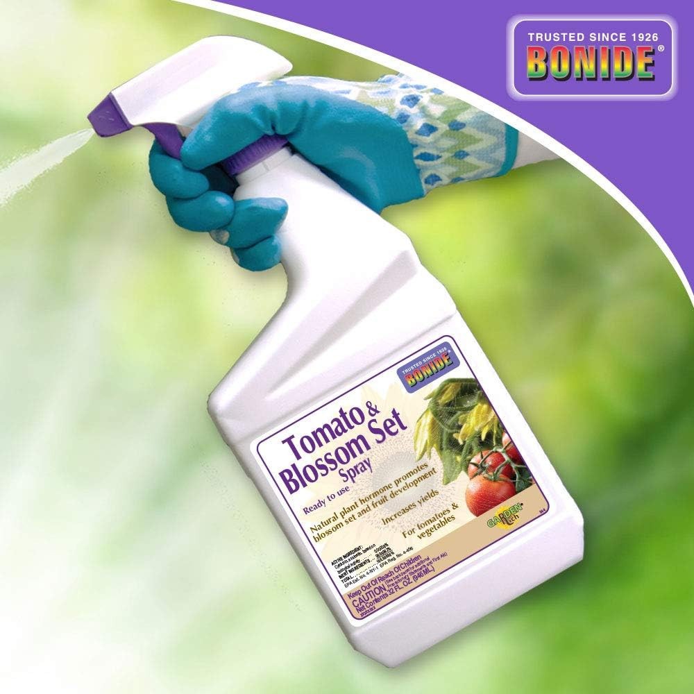 Bonide Tomato & Blossom Spray 32oz RTU, Controls Rot & Boosts Growth, 2-Pack