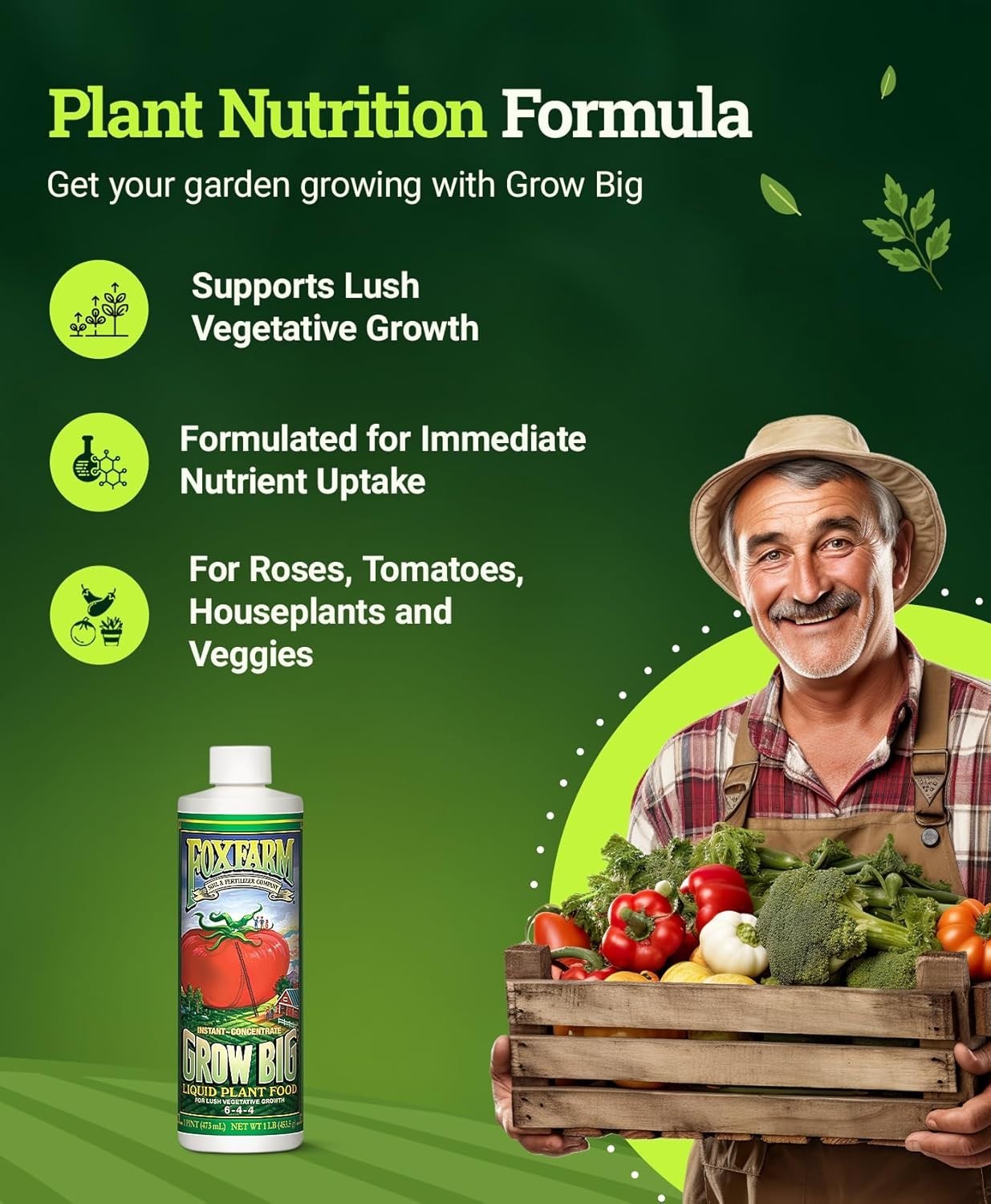 Liquid Fertilizer Set: Tiger Bloom, Grow Big & Big Bloom – 3 Bottles for Results