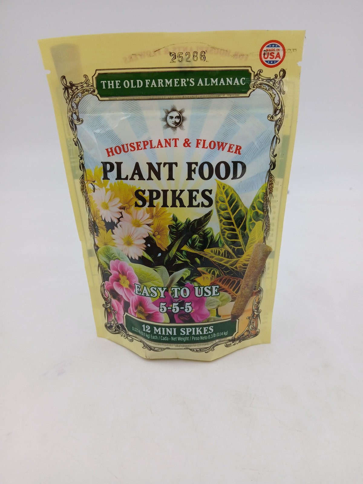 The Old Farmer’s Almanac Plant Food Spikes 12 Mini 5-5-5 Houseplant Fertilizer