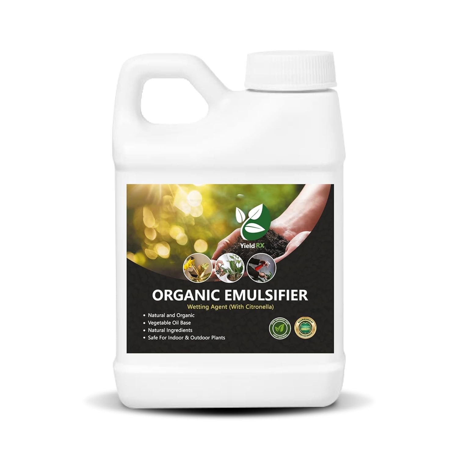 Yield RX Organic Emulsifier with Citronella – 100% Natural Vegetable Oil Base