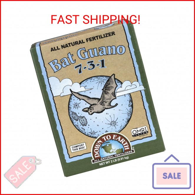 Down To Earth All Natural Fertilizers Organic Bat Guano – High Nitrogen Plant Fo