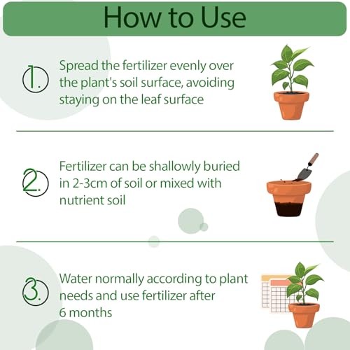 11.28 OZ Slow Release Fertilizer – Organic Plant Food All Purpose Plant Grey