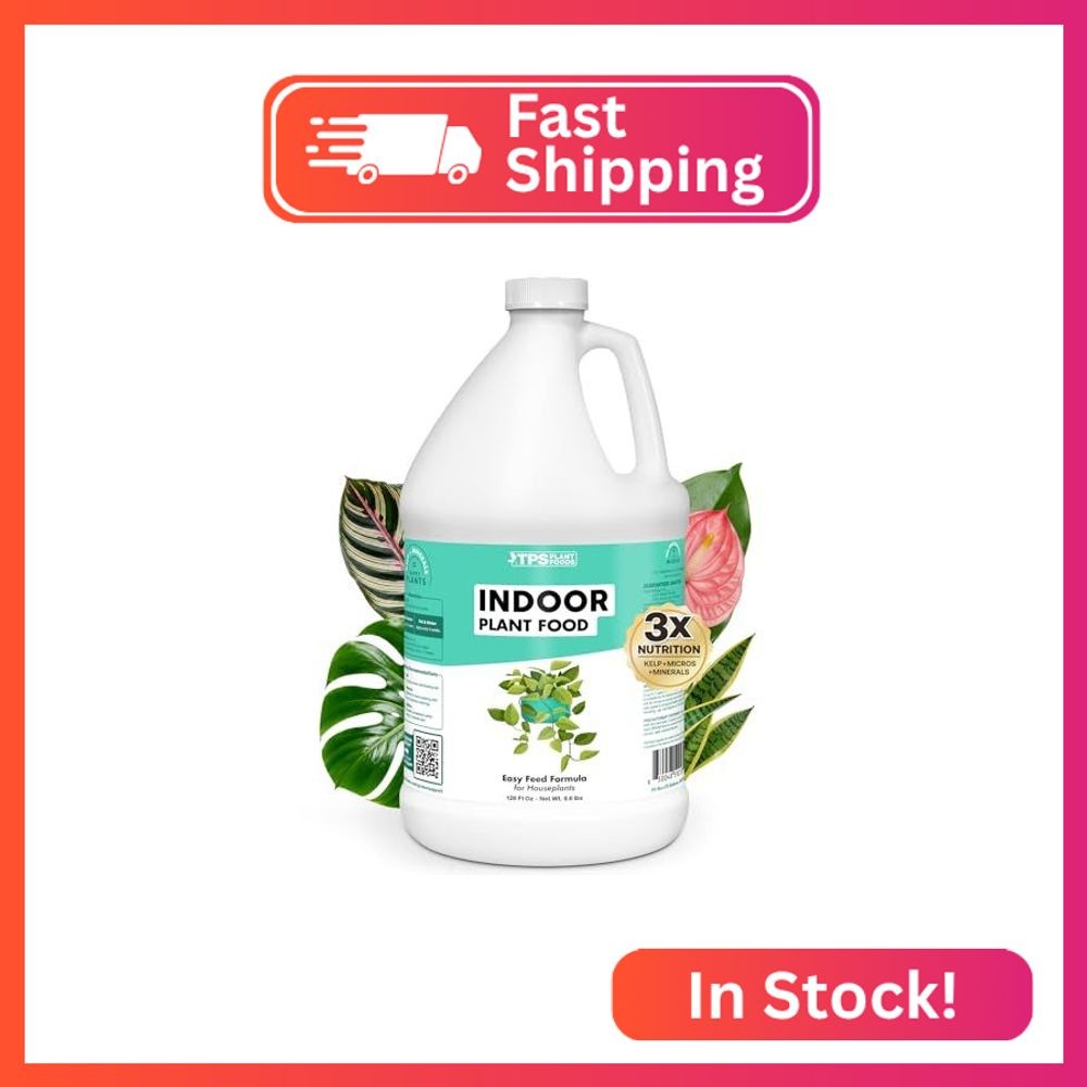 Indoor Plant Food, Complete Liquid Fertilizer for Houseplants, 1 Gallon