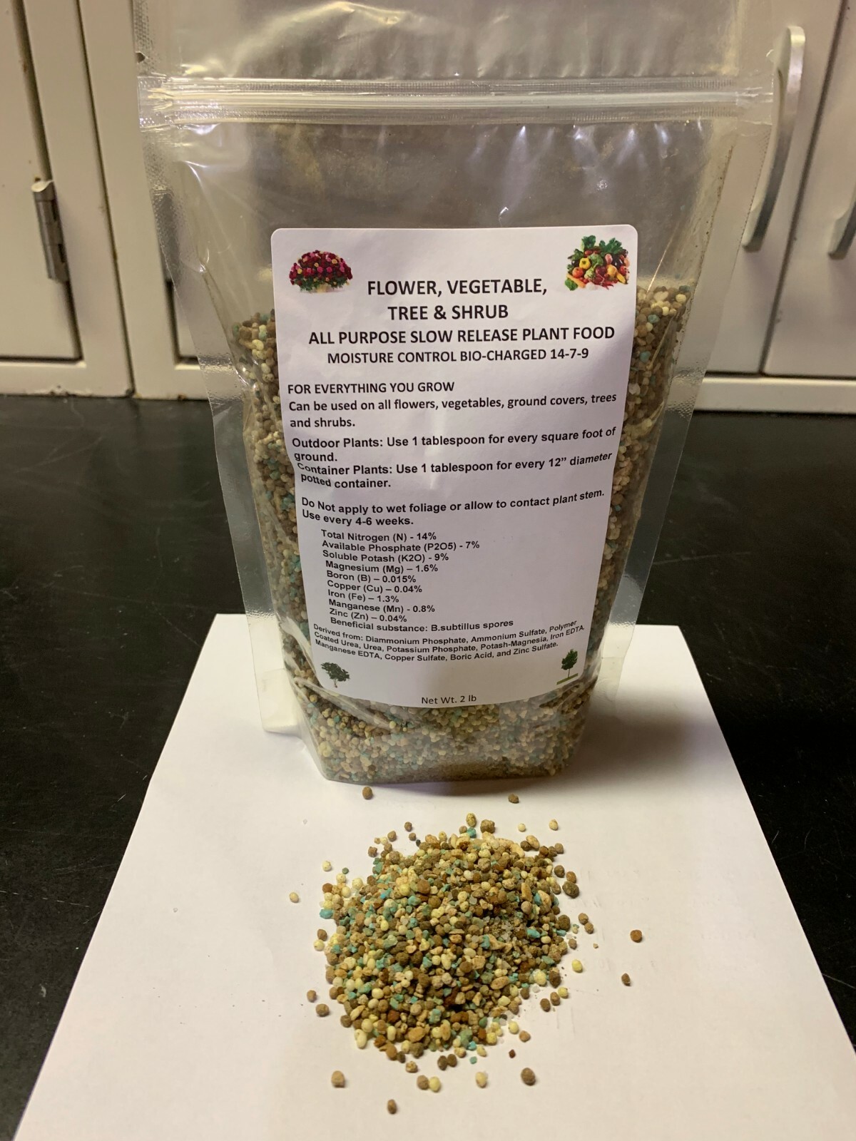 FERTILIZER MOISTURE CONTROL ALL PURPOSE Plant Food Continuous Release 2 LB