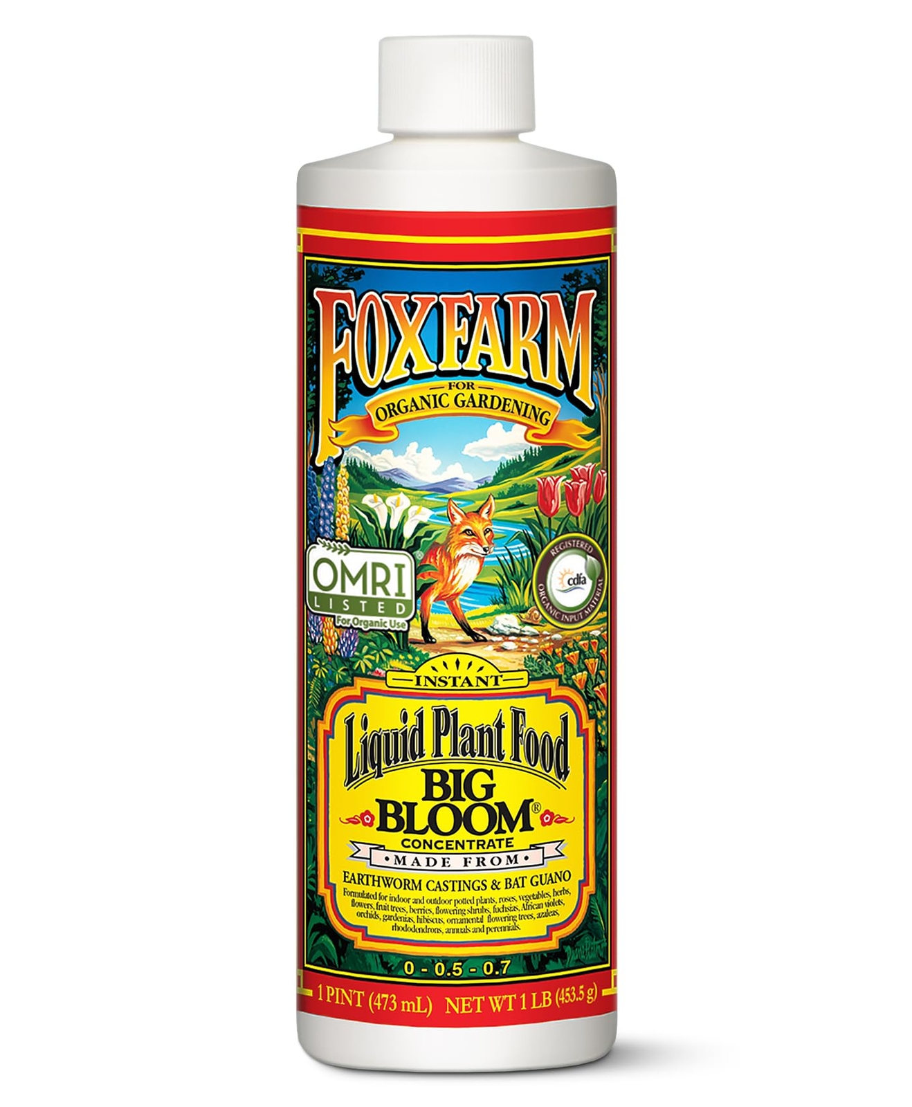 Big Bloom Liquid Plant Fertilizer Organic Nutrients for Vibrant Flowers and F…