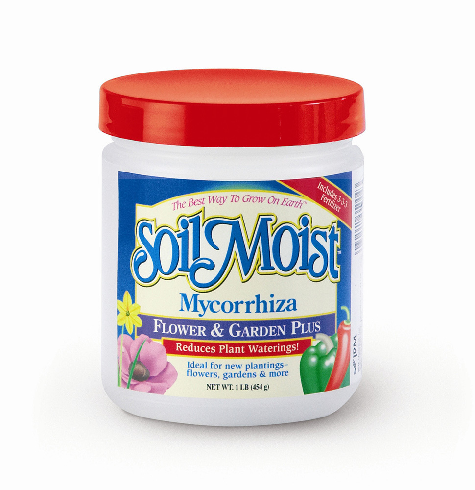 Vegetable Garden Mycorrhiza Water Saving Fertilizer 1lb Jar Treats 100sqft