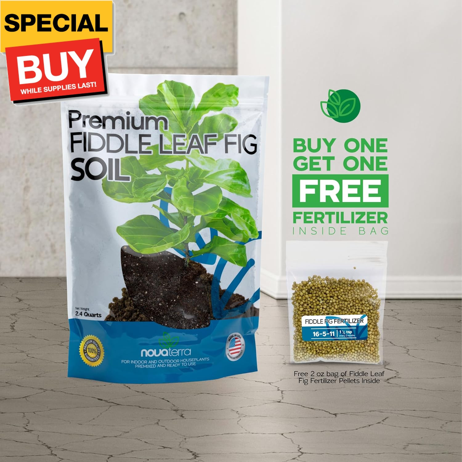 Fiddle Leaf fig Soil Plant Food fig Trees Live Plants Fertilizer Seed Starter So