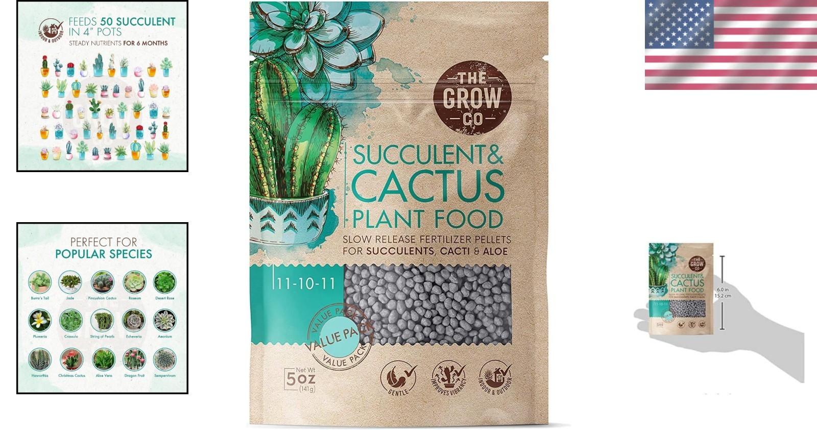 Long-Lasting Succulent & Cactus Plant Food