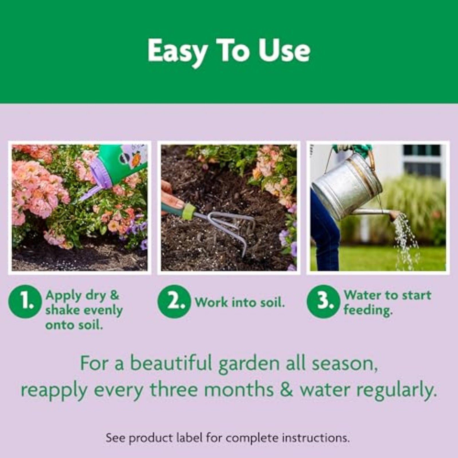 Miracle-Gro Shake ‘n Feed Rose & Bloom Plant Food – Long-Lasting Granular