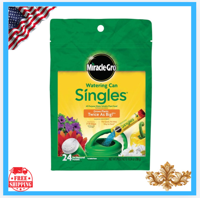 New Water Soluble Plant Food All Purpose Fertilizer 24 Packets