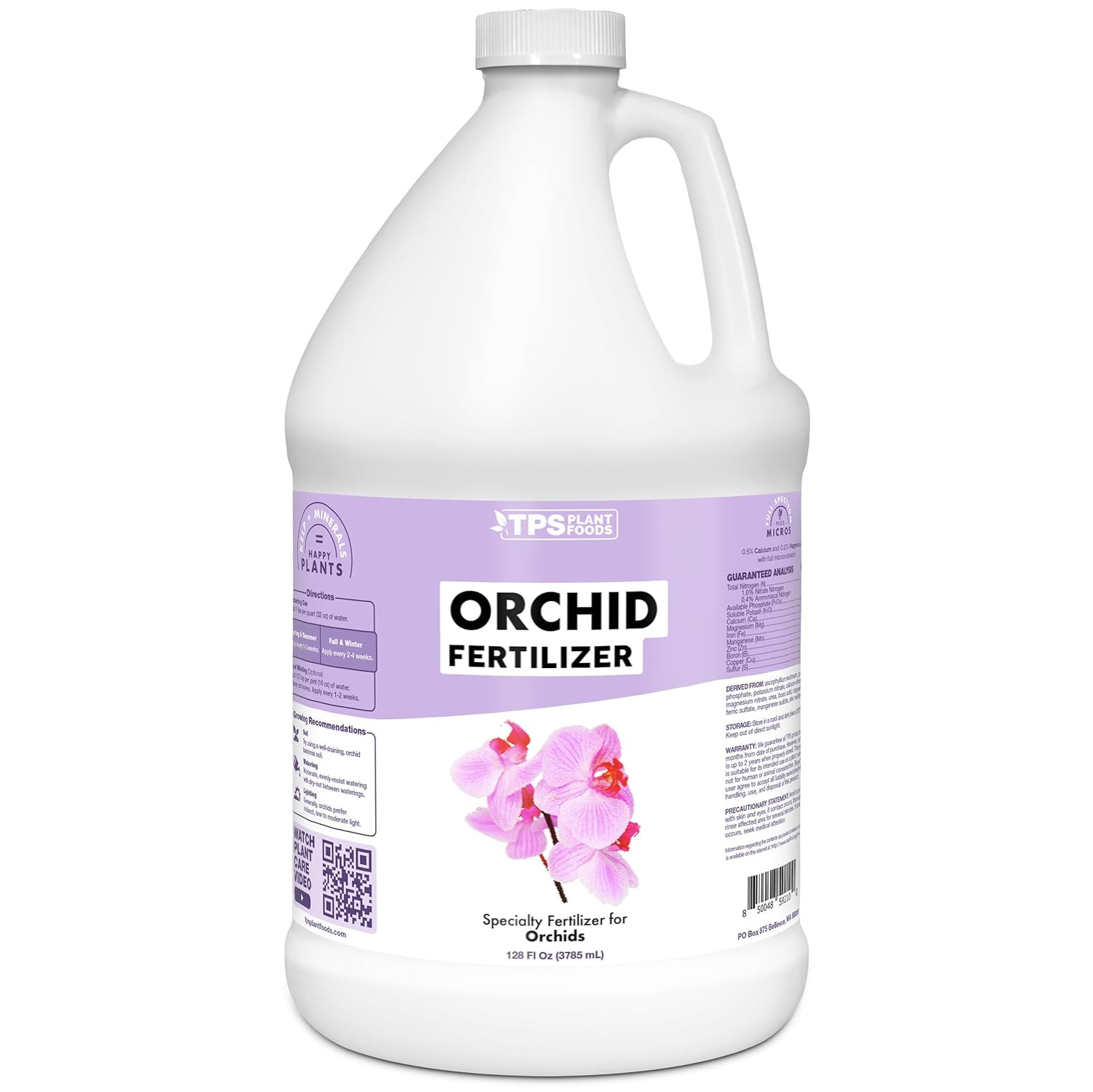 TPS Nutrients Orchid Plant Food for All Orchids and Acid Loving Houseplants