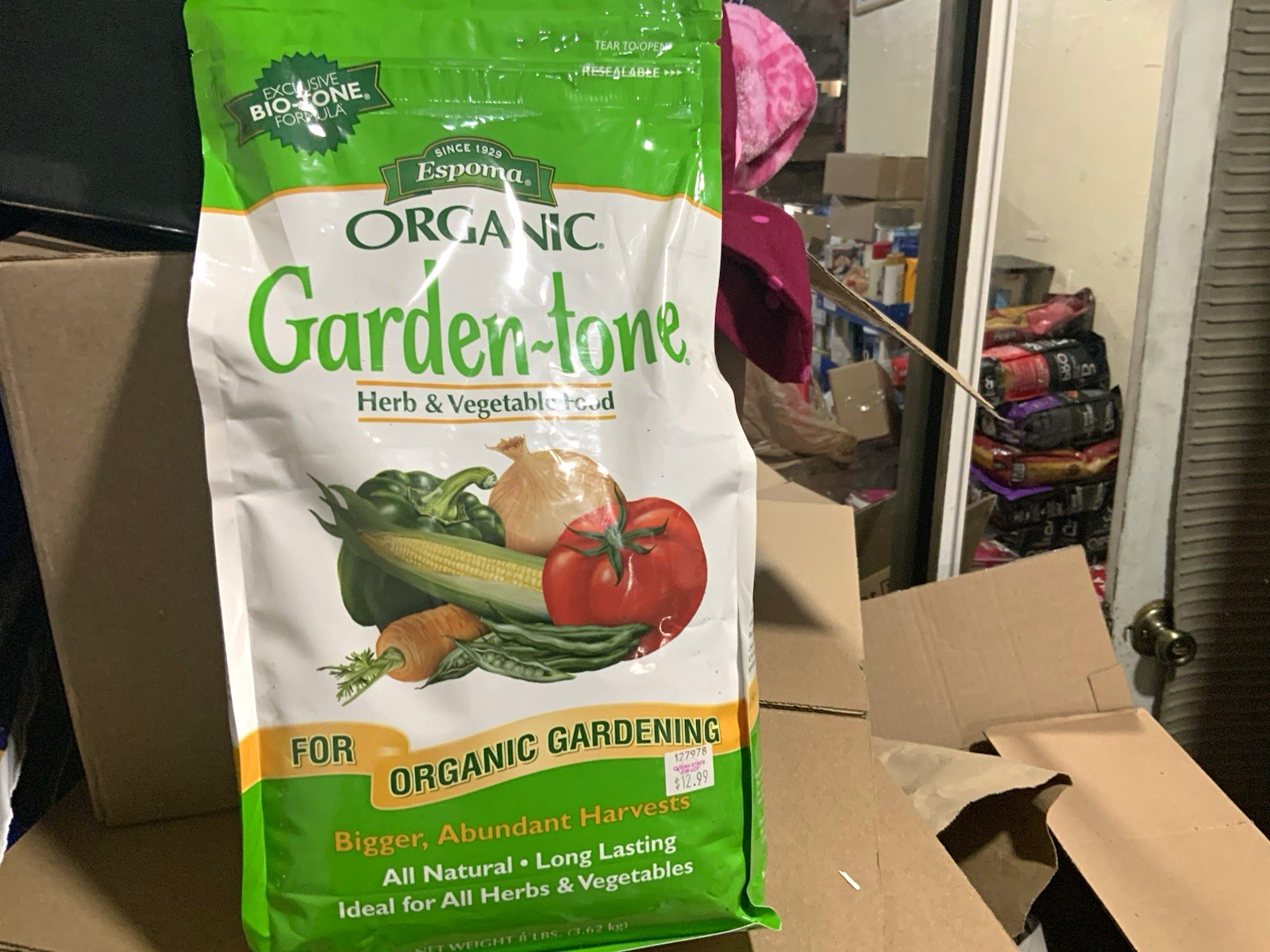 Espoma Organic Garden-tone Fertilizer, Herb & Vegetable Food Granules 4 lb Bag