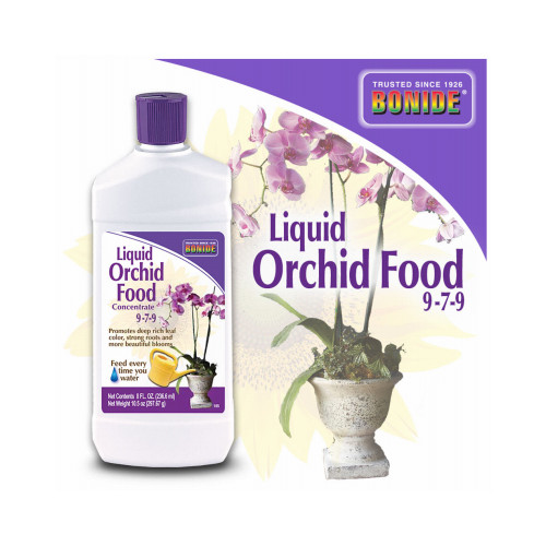 Bonide 105 Liquid Orchid Food, 9-7-9 Formula, 8 oz. – Quantity 12