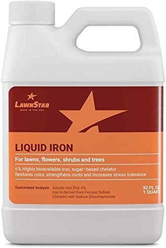 Liquid Iron for Plants – 32 OZ Multi-Purpose Lawn & Flower Treatment