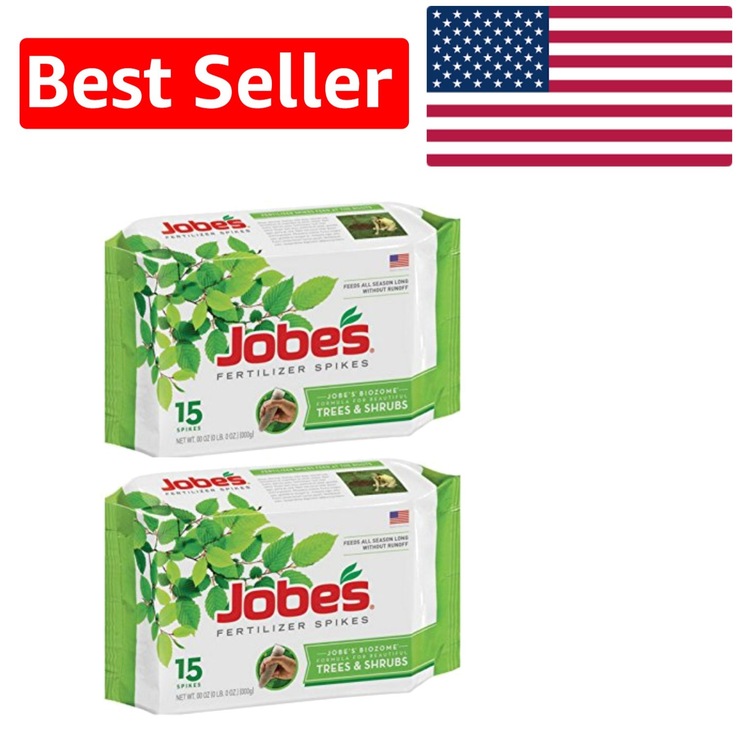 Jobe’s 30 Count Tree Fertilizer Spikes – Time Release 16-4-4 Nutrient Formula