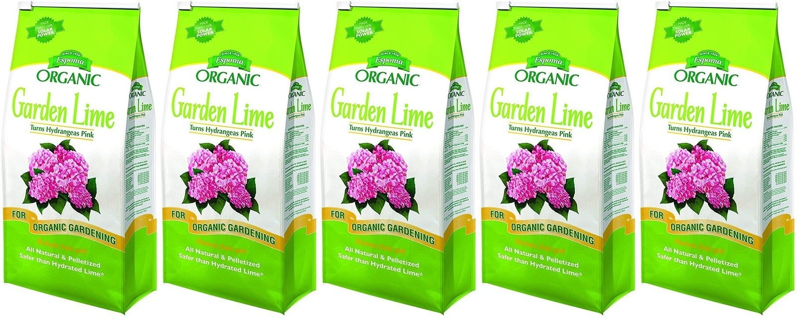 Espoma GL6 Garden Lime Soil Amendment, 6.75-Pound – 5 Pack