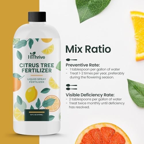 16oz Citrus Fertilizer & Fruit Tree Fertilizer – Makes 32 Gallons of Tree Foo…